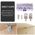 thumbnail image 4 of IFANLANDOR 113pcs nickel shelf brackets Silver Iron for Bookcases Long Time Use, 4 of 8