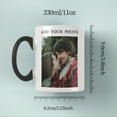 thumbnail image 3 of 1pc 11oz/330ml Personalized Customized Pictures Photo Logo Ceramic Mug, Upload Your Images, Coffee Mug For Office/Festival/Party/Wedding, Perfect Birthday Gift, Hand Wash Only, Ceramic Coffee Mugs, 3 of 9