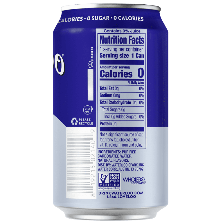 Waterloo Blackberry Lemonade Sparkling Water, 12 fl oz, 12 Pack photo 8