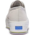 thumbnail image 3 of Sneaker Keds Triple Up Canvas para mujer, color gris, talla 9, 3 of 6