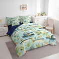 thumbnail image 3 of Homewish Fishing Theme Twin Bedding Sets 7-Piece for Female Men Adults,Big Bass Fish Bedding Comforter Set Microfiber,River House Breathable Sheet Sets,Ultra Soft Home Decor,Reversible, 3 of 8