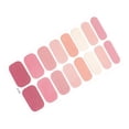 thumbnail image 1 of 16 piezas de envolturas de uñas de gel semicuradas, parches para manicura, decoración artística de uñas con lima de uñas Estilo F Yuyangstore Pegatinas de uñas de gel, 1 of 8