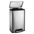 thumbnail image 2 of Tramontina 13 Gal Step Trash Can Stainless Steel, 2 of 5