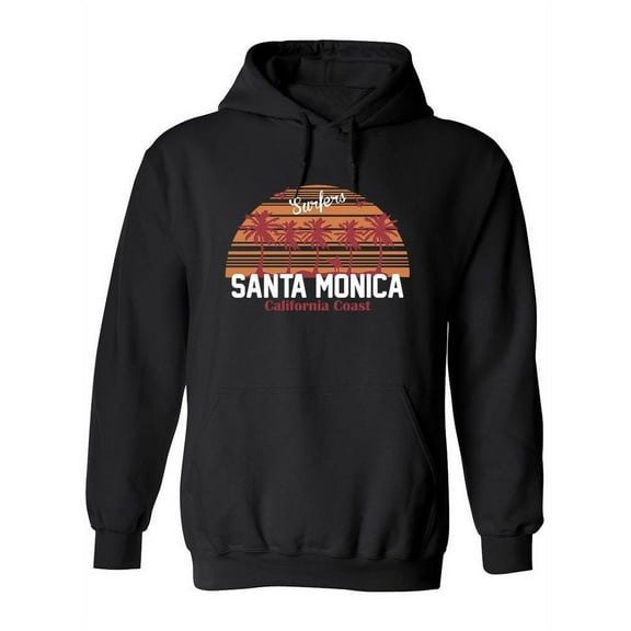 Santa Monica Surfers Hoodie Women -Image by Shutterstock, Female x-Large