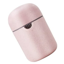 Portable Juicer Citrus Squeezer Simple Household Pink Wheat Straw 14.00X10.00X10.00CM