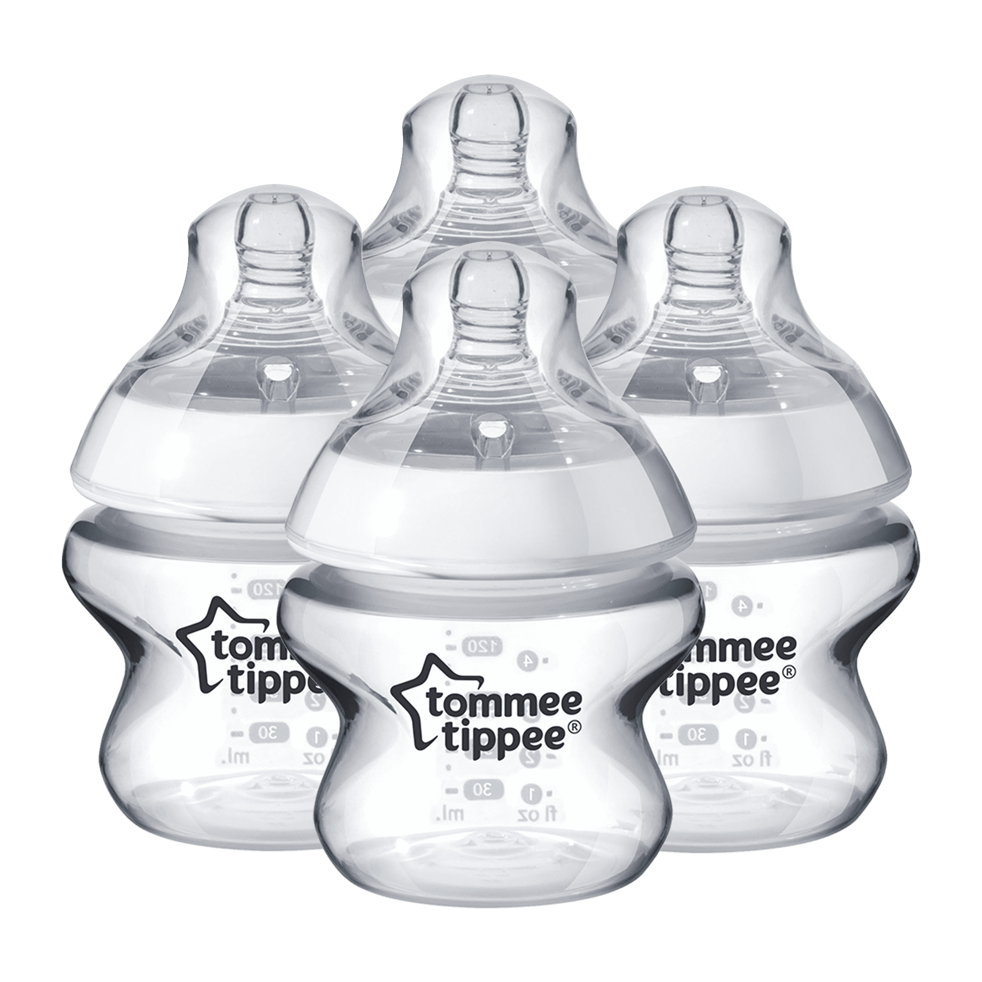 Tommee Tippee Closer to Nature Baby Bottle – 5oz, Clear, 1pk 