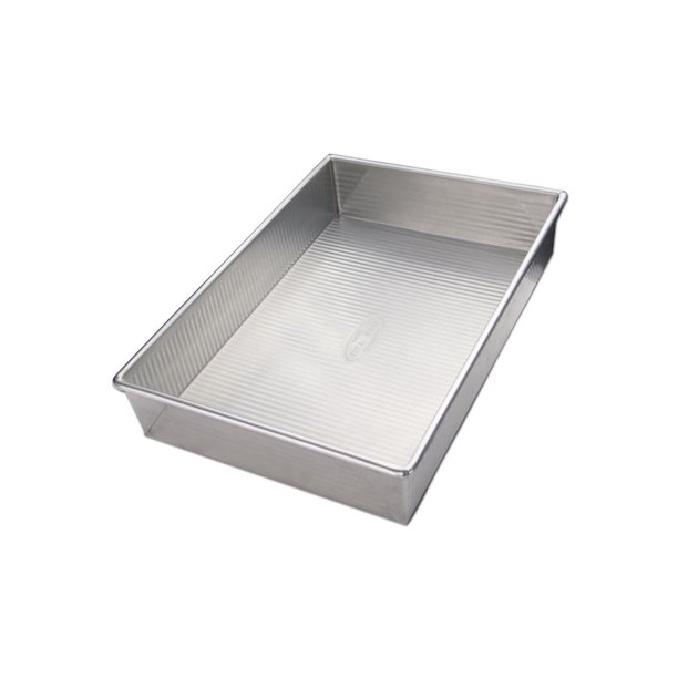 USA Pan Bare 13" Aluminum Rectangular Cake Pan