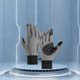 thumbnail image 5 of Guantes de ciclismo para hombre, impermeables, cálidos, de forro polar, térmicos y fríos. gris l, 5 of 8