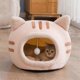 thumbnail image 4 of Cama semicerrada para gatos, tienda de campaña cálida para mascotas, cojines para tumbonas, tienda de campaña lavable para casa de gatos, 4 of 5