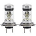 thumbnail image 1 of 1 Pair High Power LED H7 Bulb 100W 20LED Car Fog Light Lamp Headlights 6000K White, 1 of 5