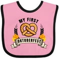 thumbnail image 3 of Inktastic My First Oktoberfest with Pretzel and Banner Boys or Girls Baby Bib, 3 of 4