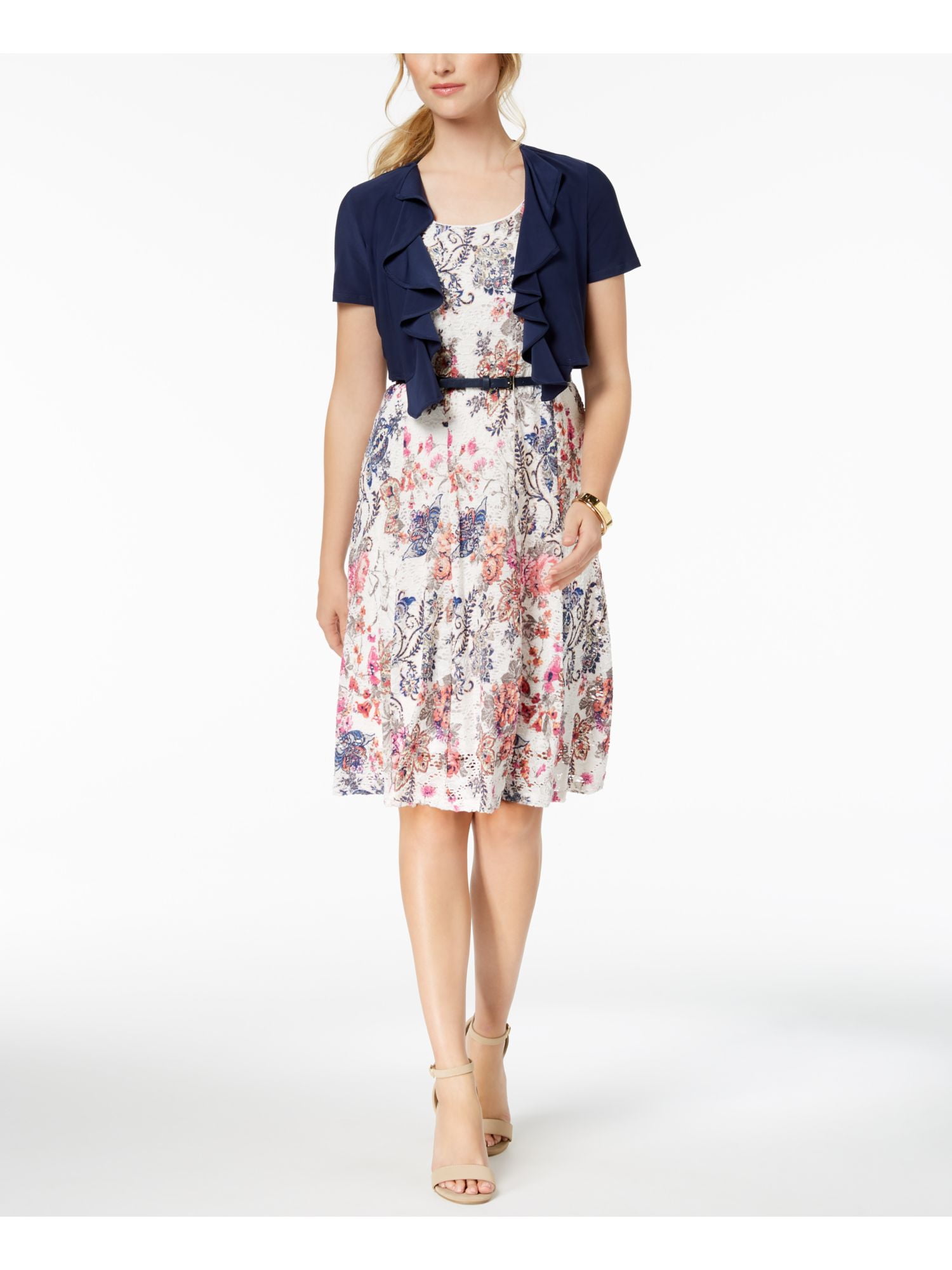 navy evening jacket womens
