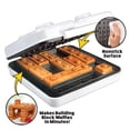 thumbnail image 4 of Waffle Wow! Máquina para Hacer Waffles Eléctrica de Ladrillo para Construir Divertidos Waffles para Construir en Minutos: ¡Edifica Casas, Automóviles y Más!, 4 of 5