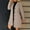 Khaki, variant on Pea Coats for Women Solid Casual Thicken Wool Stand Collar Inner Lining Pocket Breasted Pea Mao Coat Khaki L