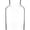 Clear, variant on REGALWOVEN Modern Glass Vase for Flowers, Thickened Geometric Flower Vase, Small Decorative Vase for Shelf Table Decor Dark Brown 2.6"L x 2.6"W x 4.9"H
