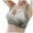 Green, variant on Women's Comfortable Transparent Shoulder Strap Cordless Backless Bra with Convertible Straps, Size M