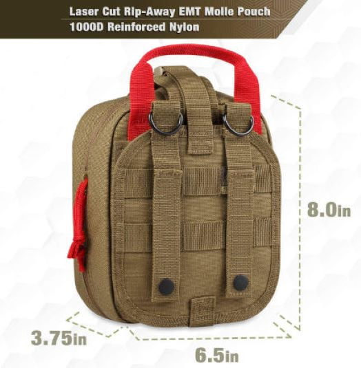 ACETAC Gear First Aid Pouch Rip-Away IFAK Tactical Utility Pouch for Outdoor Activities Medical pouch