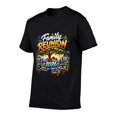 thumbnail image 4 of Potopok Vintage Family Reunion 2026 – Where My Fam At & Cute Tree Sunset on Soft Cotton Crew Neck Tee, for Gatherings & Everyday,Black - S, 4 of 9