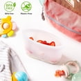 Reusable Silicone Snack Bags, plastic-free microwave-safe containers to ...