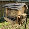 thumbnail image 5 of Wild Wings Cedar Hopper Feeder w/Suet 3QT 2 Cakes, Brown, 5 of 9