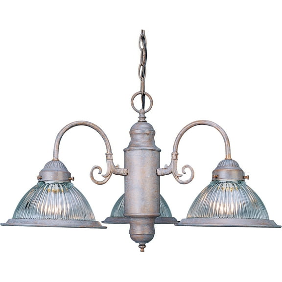 Volume Lighting Roth 3-Light Shaded Chandelier