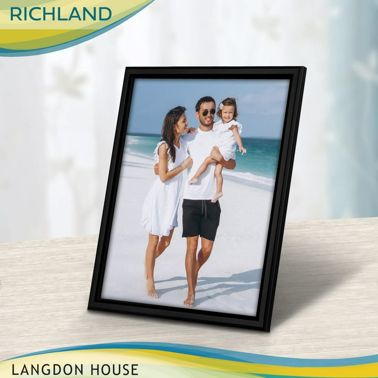 Langdon House 11x14 Gold Picture Frames w/ Mat for 8x10 Photo, Contemporary  Style, 6 Pack, Richland Collection (US Company) 