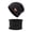 Black, variant on Winter Set with Reversible Beanie Scarf Two Looks in One Set Hat Scarf