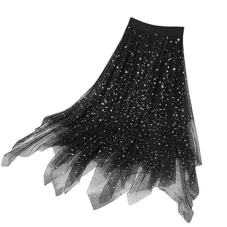 

Little Girls Kids Star Sequin Skirts for Long Sequin Skirt Tutu High Low Skirt Sparkly Layered Elastic Waist A Line Skirt Dresses with Flowers on Them Dresses Size 8 Girls Gown for Girls Kids Fall