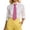 Hot Pink, variant on HOWPAY Ties for Women Men Pre-Tied Adjustable Necktie with Sparkly Chain Accessories Solid Color Necktie for Uniform School Party Casual Brick Red