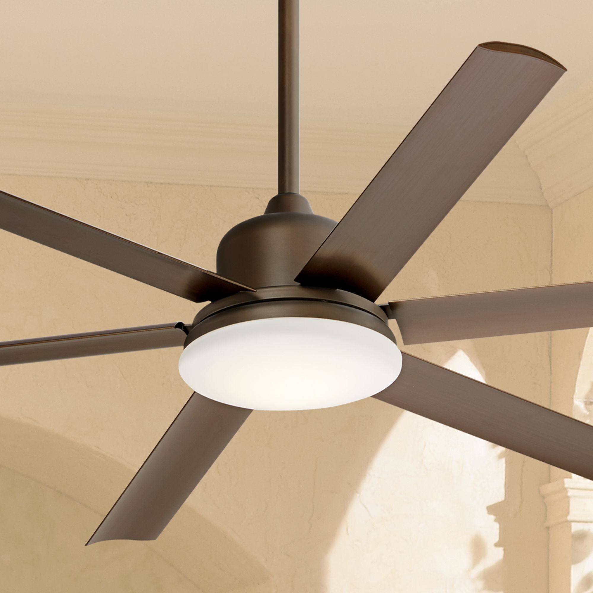 60" Casa Vieja Modern Indoor Outdoor Ceiling Fan with Light LED