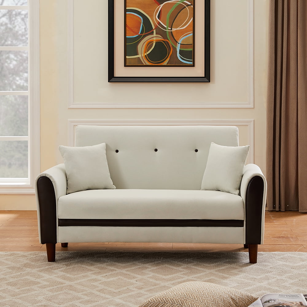 Kepooman Modern 2 Piece Sofa and Loveseat Set for Small Space Living Room Bedroom Office, Beige Kepooman Modern 2 Piece Sofa and Loveseat Set for Small Space Living Room Bedroom Office, Beige
