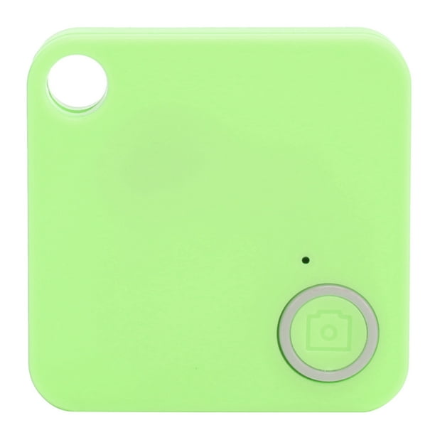Dispositivo de seguimiento Bluetooth Buscador de llaves antipérdida Localizador de artículos Alarma antirrobo para niños Mascotas Cartera (verde)
