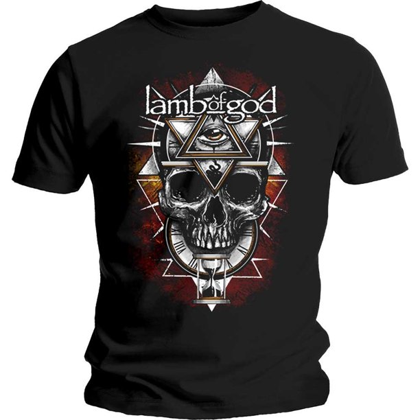 Lamb Of God - Camiseta All Seeing Red para Adultos Unisex (Negro)