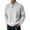 1White346, variant on XAOFW Men'S Hoodless Sweatshirts Stand Collar Knitted Autumn Winter Versatile Classic Design Button Long Sleeve Solid Color Breathable Fashionable Outdoor Activities Pullover
