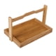 thumbnail image 1 of Plato de cesta de frutas, bandeja de madera para servir con asa, contenedor de almacenamiento decorativo con asa, plato para servir para mesa de M, 1 of 9