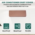 thumbnail image 4 of Uxcell Air Conditioner Cover Indoor AC Cover Knitted Dustproof Dust Covers for Wall Mount Split Air Conditioner Brown 34.6", 4 of 6