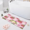 thumbnail image 3 of WOBOGO Strawberry Frog Pattern Carpet 39x20in Kitchen Bathroom Plush Absorbent Non-Slip Floor Mat, 3 of 8