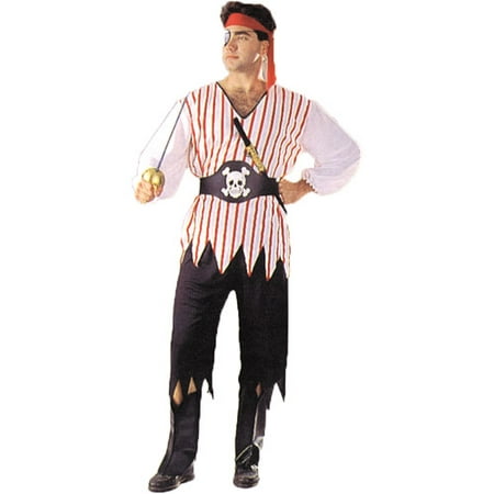 Pirate Man Adult Halloween Costume - Walmart.com