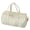 White, variant on Women's Cotton Quilted Duffle Bag, Floral Print Gym Bag Travel Overnight Bag for Work (Black)