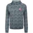 thumbnail image 2 of Men's Levelwear  Gray Cincinnati Reds Albatross Raglan Hoodie, 2 of 3