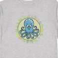thumbnail image 4 of Inktastic Octopus Cute Ocean Sea Creature Boys or Girls Long Sleeve Toddler T-Shirt, 4 of 5
