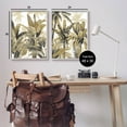 thumbnail image 3 of Tropical Jungle Plants Vegetation Botanical & Floral Graphic Art Gray Framed Art Print Wall Art, Set of 2, 3 of 8