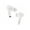 White, variant on Belkin SoundForm Pulse Noise Cancelling Earbuds AUC007BTBLK