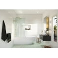 thumbnail image 2 of Albedo 34 in. x 58 in. Fully Frame Glass Bathtub Shower Door, 2 of 7