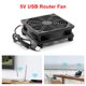 thumbnail image 4 of TV Set Top Box Router Ventilador de refrigeración USB 5V Disipación de calor Radiador enfriador, 4 of 9