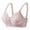 Pink, variant on Lolmot All-Day Wireless Bras for Women Full Coverage Lace Jacquard Push Up Bra with No Underwire | Extra Foam Padding for Added Shape| Everyday Cotton Bra