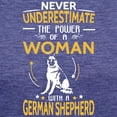 thumbnail image 3 of CafePress - Never Underestimate Woman With A German Sh T Shirt - Womens Tri-blend T-Shirt, 3 of 4