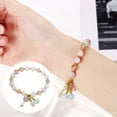 thumbnail image 2 of Señoras Multicolor Stretch Pulsera de cuentas Apilable Pulsera de cuentas en capas de cuentas pulsera ajustable Colorido pulsera elástica, 2 of 2