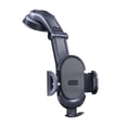 thumbnail image 2 of Soporte para teléfono con ventosa para coche, compatible con la mayoría de los teléfonos, llamadas manos libres 360 Negro, 2 of 9