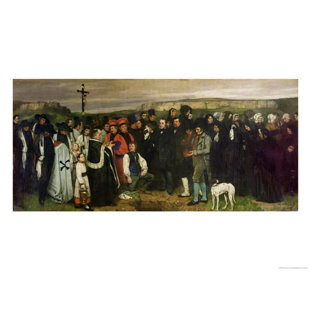 Burial at Ornans, 184950 Print Wall Art By Gustave